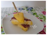 Spicchiotti di polenta e bresaola