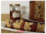 Spiedini di panettone e albicocche al vino barbaresco