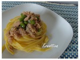 Tagliatelle tonno e piselli