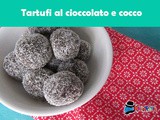 Tartufi al cioccolato e cocco