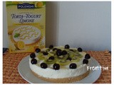 Torta allo yogurt e limone Polenghi con amarene Fabbri