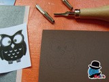 Tutorial timbro fai da te con linoleum