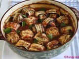 Mesni patlidžan-paketići / Meat eggplant-packs