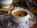 Posna čorba od pečenog belog luka / Baked garlic vegan soup