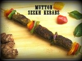 Restaurant style mutton seekh kebab