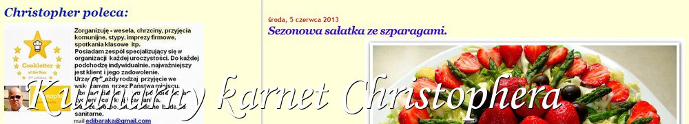 Very Good Recipes - Kulinarny karnet Christophera