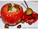 Pomidory zapiekane z gruszką i smażonymi kaparami