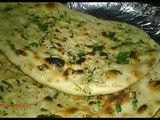 Butter Garlic Naan on tawa recipe in Hindi/How to make garlic naan on tawa/ Garlic naan on tawa recipe without yeast/ Naan on tawa recipe/