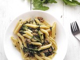 Penne cicoria e salsiccia