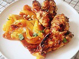 Alette di pollo alla griglia con peperoni