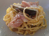 Carbonara ai carciofi e pancetta