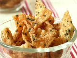 Chiacchiere al sesamo