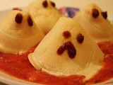 Crepes fantasma per halloween