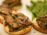 Crostini ai funghi