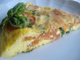 Frittata pomodori e basilico