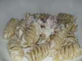 Fusilli pancetta e ricotta