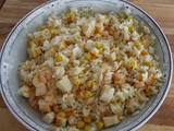 Insalata di riso gamberetti e surimi