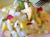 Insalata finocchi gamberi e mele (bimby)