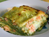 Lasagne salmone affumicato e besciamella agli asparagi