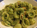 Orecchiette salmone limone e rucola