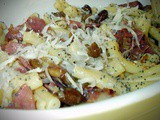 Pasta chiodini e prosciutto crudo