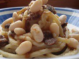 Pasta e fagioli alla puttanesca