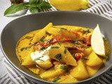 Patate al curry e yogurt