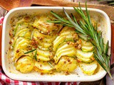 Patate gratinate ripiene di prosciutto