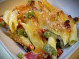 Penne gratinate al ragu’ di verdure