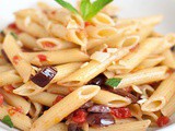 Penne olive mandorle e menta