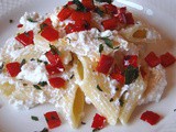 Penne rigate ricotta e peperone