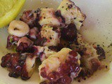 Polpo alla brace alla greca