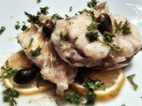 Rana pescatrice con salsa al limone