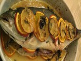 Ricciola agli agrumi e foglie di mirto