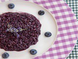 Risotto ai mirtilli al profumo di lavanda