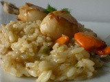 Risotto al prosecco con capesante