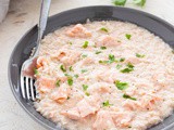 Risotto al salmone