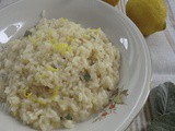 Risotto limone e salvia