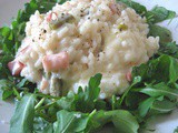 Risotto pancetta e caprino