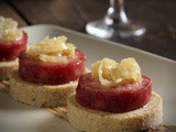 Salame con aceto e cipolla