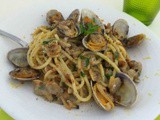 Spaghetti vongole e bottarga