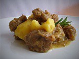 Spezzatino al mosto d’uva e patate