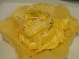 Tagliatelle al limone in cestino di parmigiano