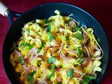 Tagliatelle al limone speck e rucola