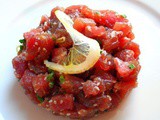 Tonno in tartare limone e zenzero