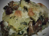 Torta filante di funghi e patate