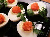 Uova ripiene con salmone affumicato