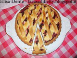 Crostata di Mele e Ciliege con Pasta Frolla Senza Uova