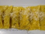 Ravioloni patate e porri e il primo abbinamento (Di)vino