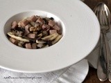 Cucina pop o rock? No, rap! Con i cavatelli Senatore Cappelli e la dadolata di Prosciutto Mondosnello, radicchio Tardivo di Treviso e le noci salvacuore